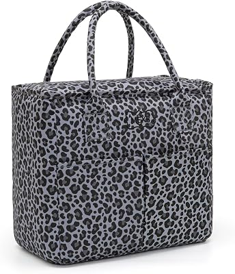 9L Leakproof Lunch Box Bag - Gray Leopard