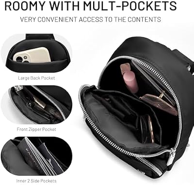 Anti-Theft Sling Bag - Black - photo 3