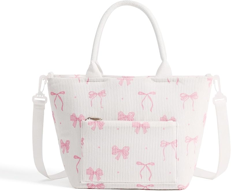 Corduroy Lunch Tote - Bow-Knot