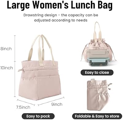 Drawstring Lunch Bag - Khaki - photo 3