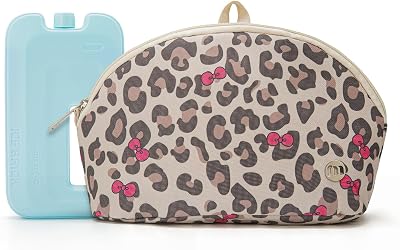 Freezable Snack Bag - Leopard Bow