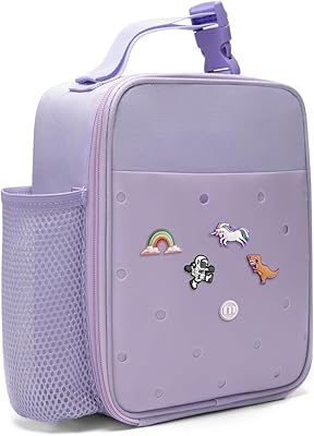 Kids DIY Charm Lunch Bag - Light Purple